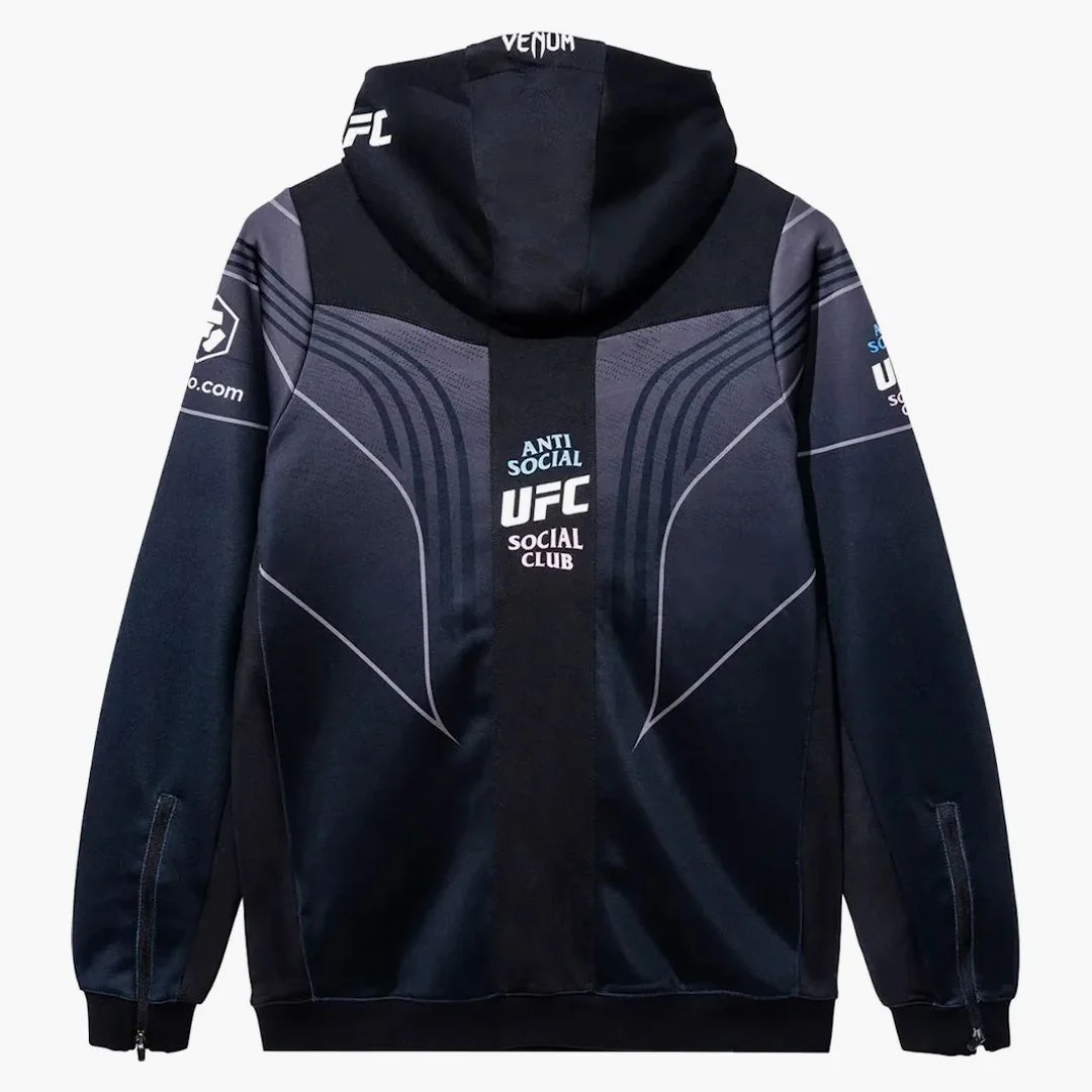 Anti Social Social Club X Ufc Venum Walkout Hoodie Black - Image 2