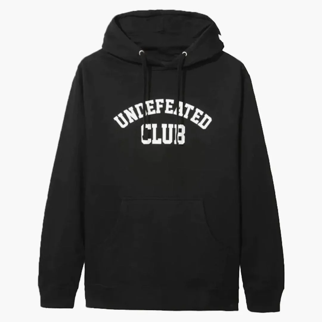 Anti Social Social Club X Undefeated Club Hoodie Black