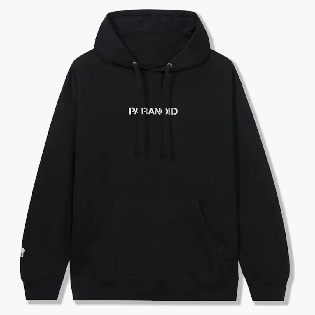 Anti Social Social Club X Undefeated Paranoid Hoodie Black