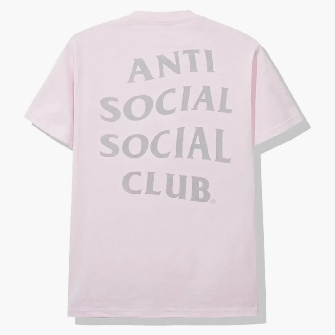 Anti Social Social Club X Usps Work Tee Pink - Image 2
