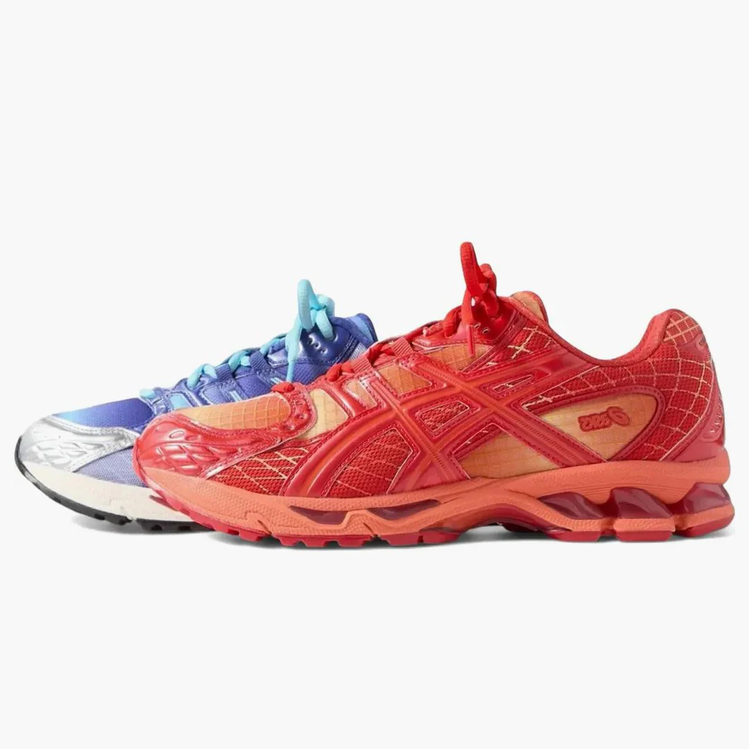 Asics Gel-nimbus 10.1 Kith Marvel Vs. Capcom Iron Man Vs. Mega Man Opened Box (comic Not Included)