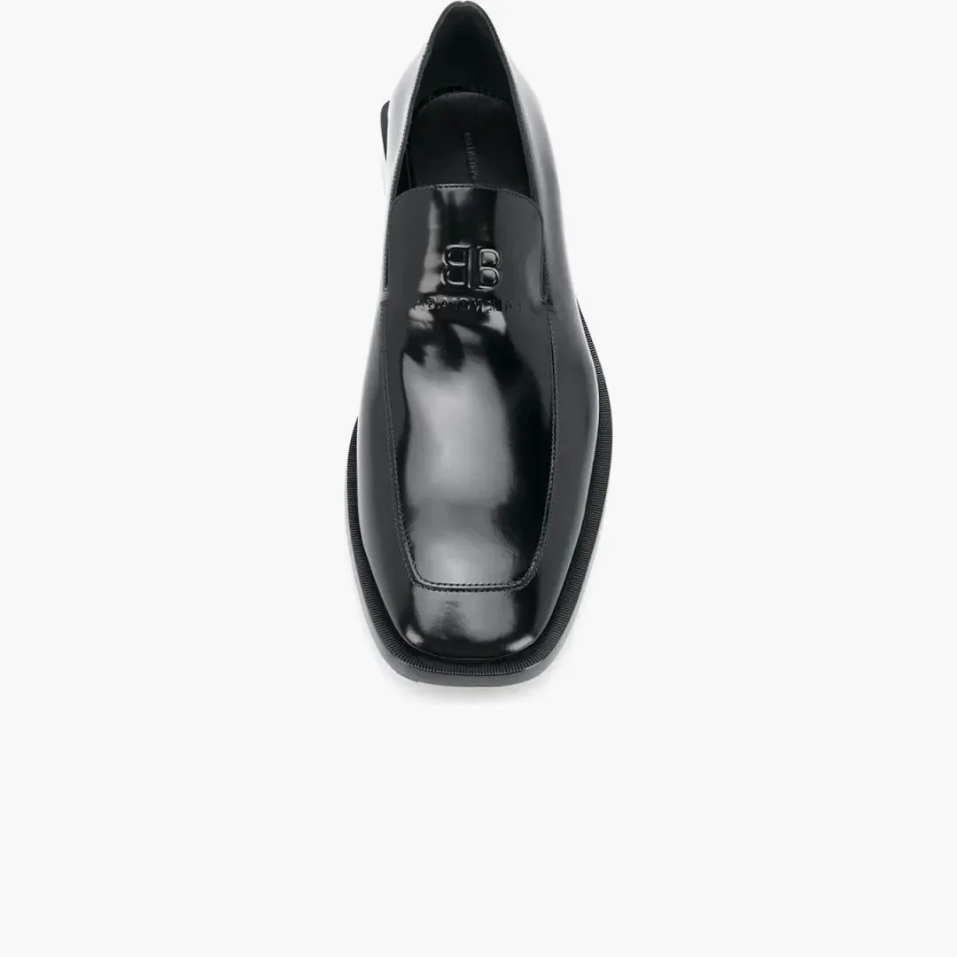 Balenciaga Coin Rim 20mm Loafers Black Leather - Image 3