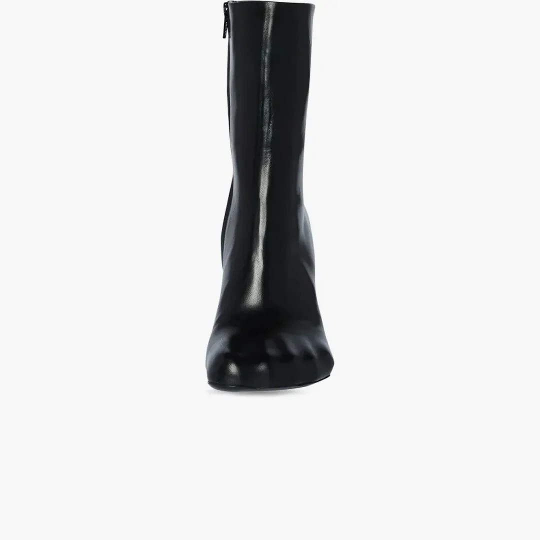Balenciaga Fetish 80mm Bootie Black Sheepskin - Image 2