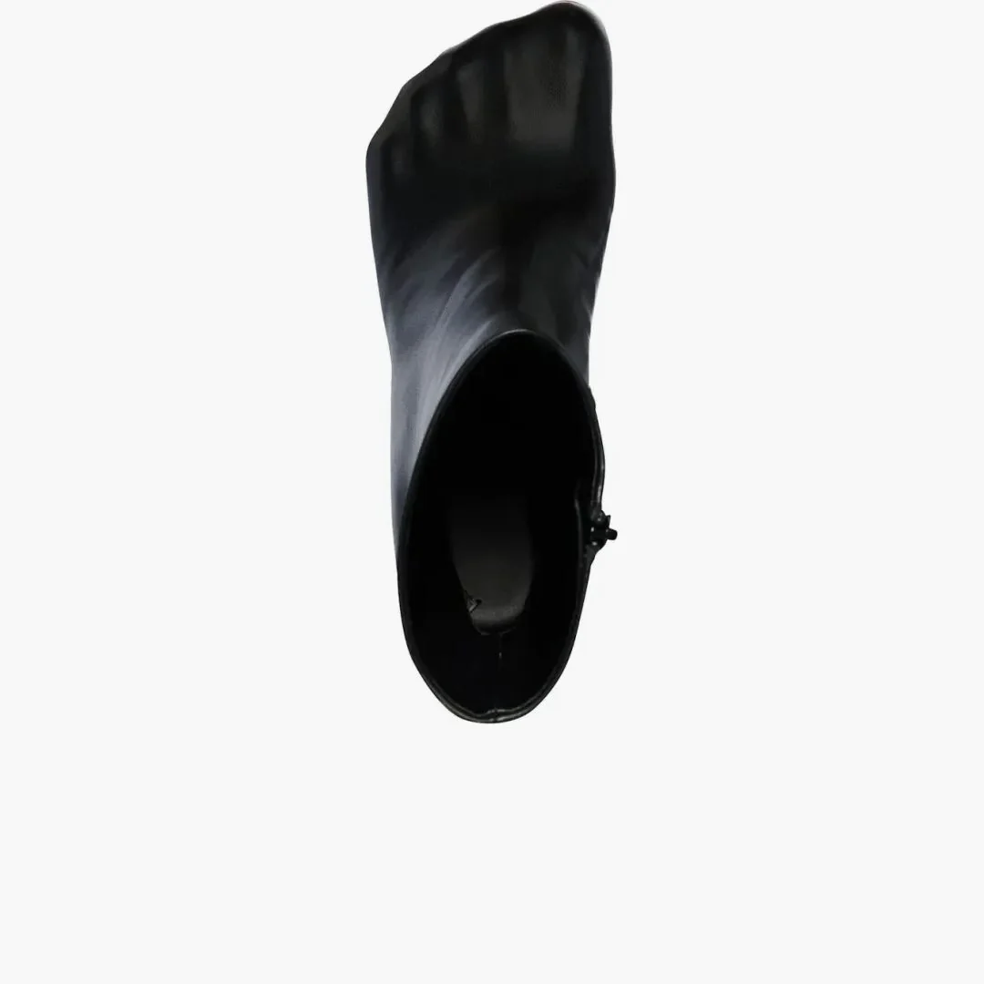 Balenciaga Fetish 80mm Bootie Black Sheepskin - Image 3