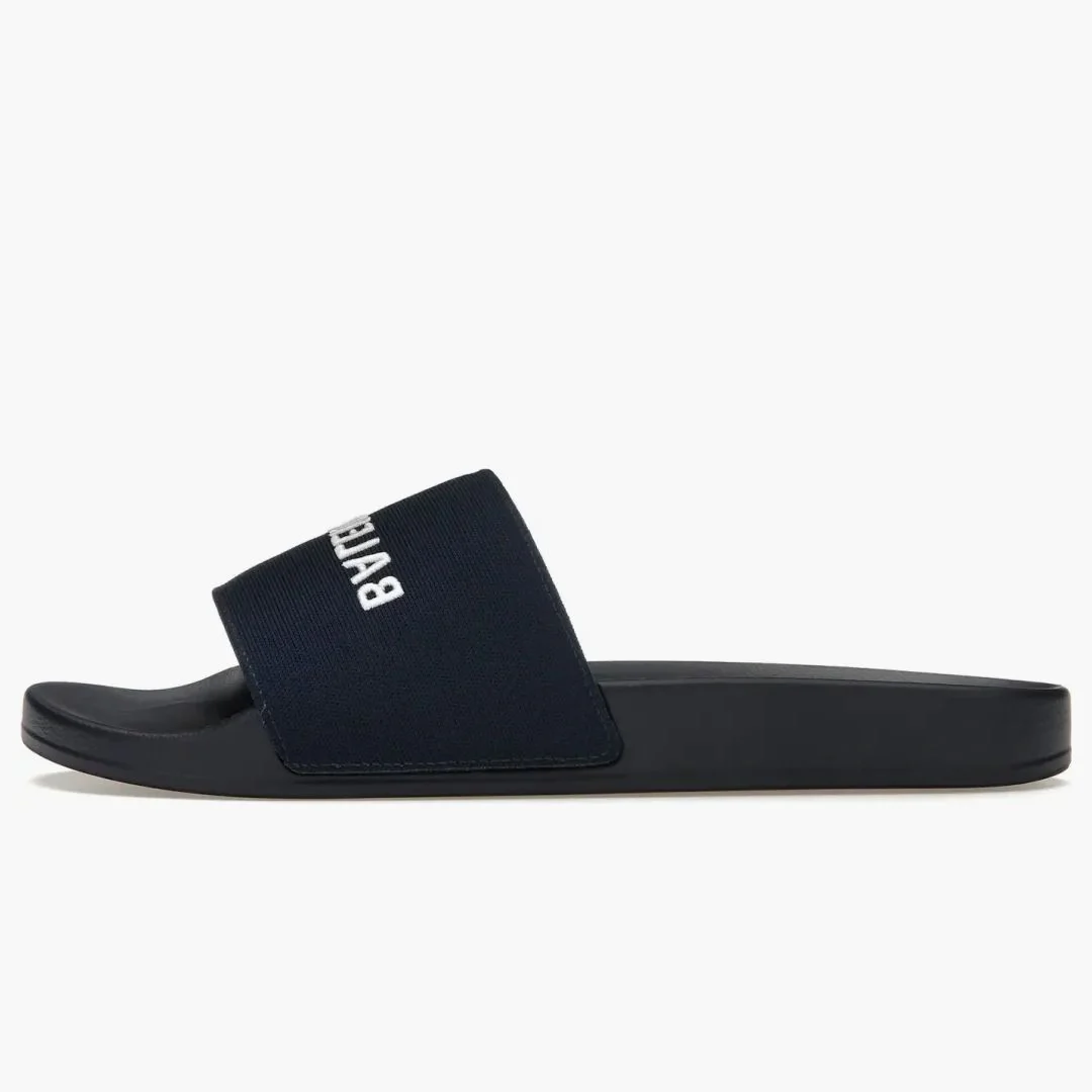 Balenciaga Pool Slide Navy