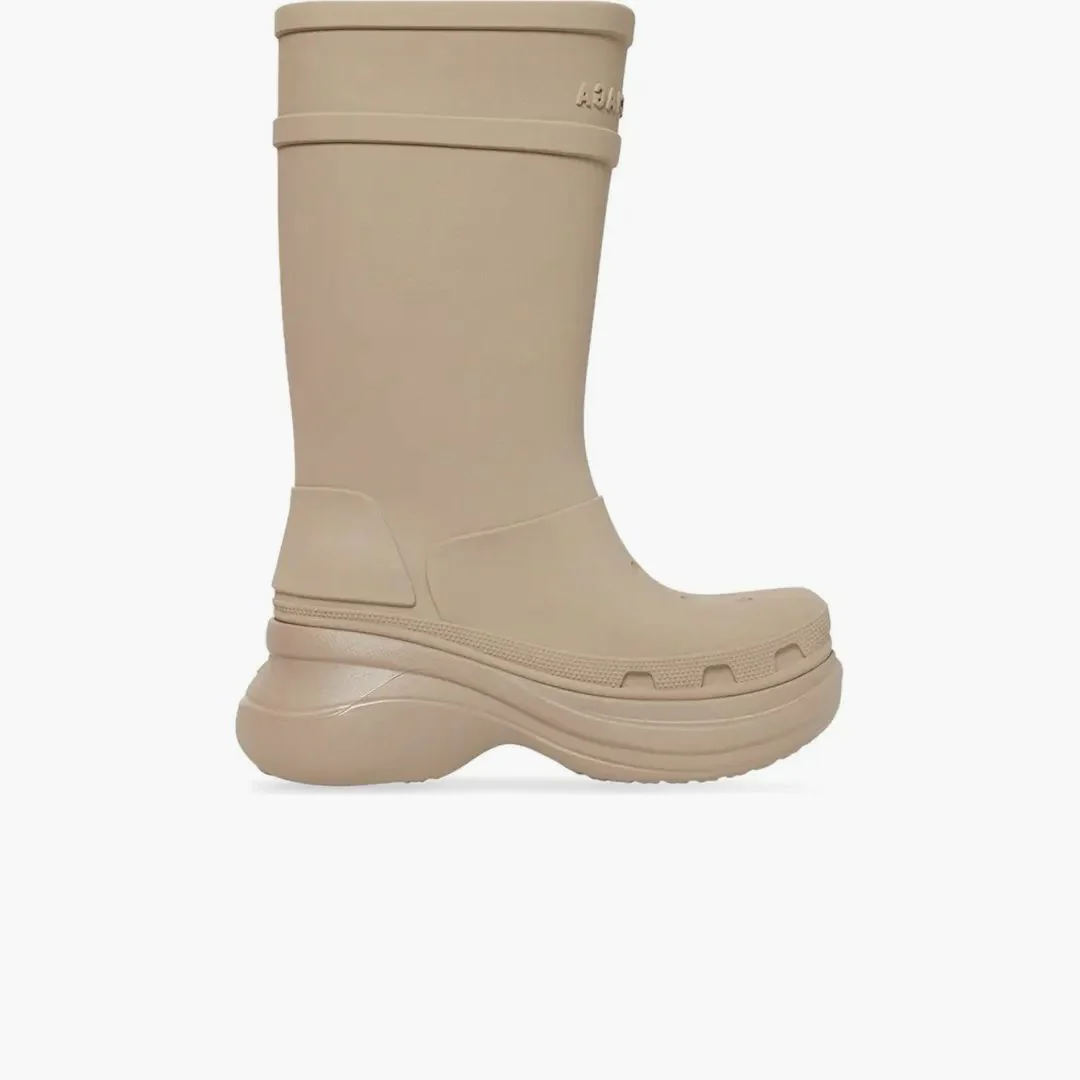 Balenciaga X Crocs Boot Beige Rubber (women's) - Image 2