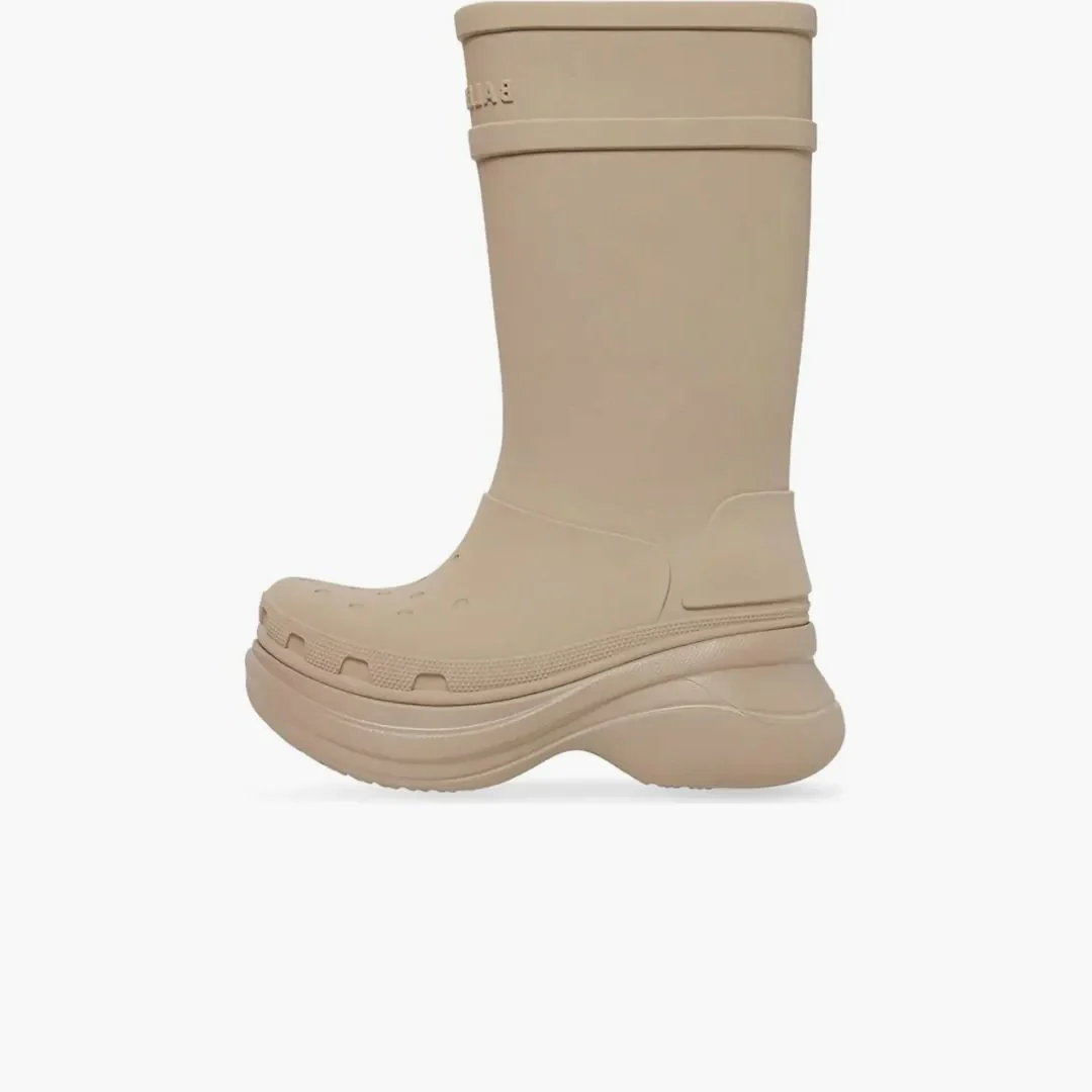 Balenciaga X Crocs Boot Beige Rubber (women's) - Image 5