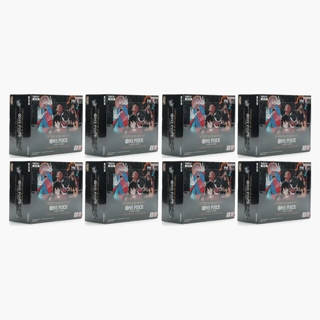 Bandai One Piece Emperors In The New World Hobby Box (op-09) 8x Lot