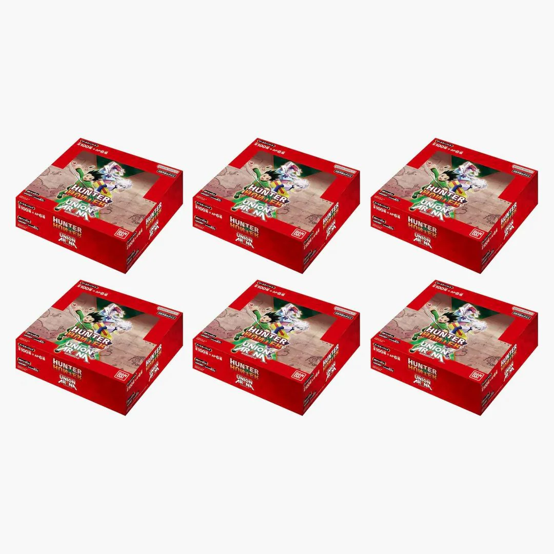 Bandai Union Arena Hunter X Hunter Booster Box (japanese) 6x Lot