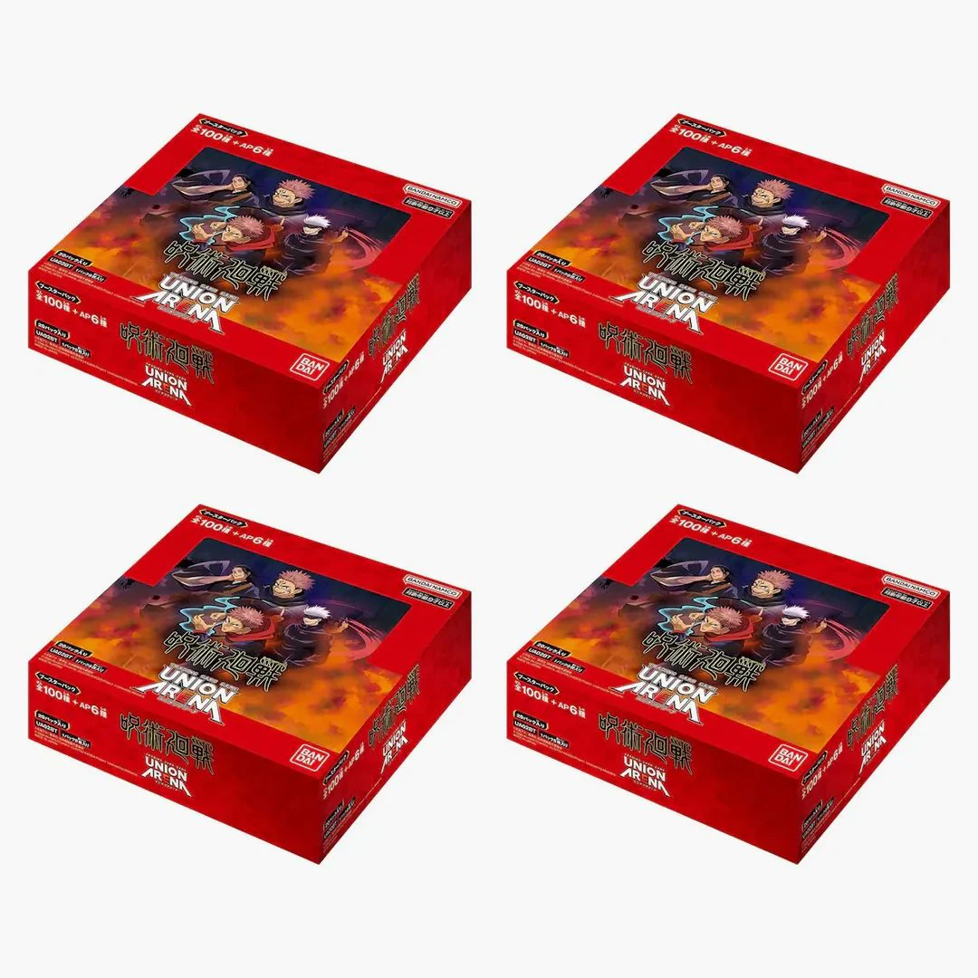 Bandai Union Arena Jujutsu Kaisen Booster Box (japanese) 4x Lot