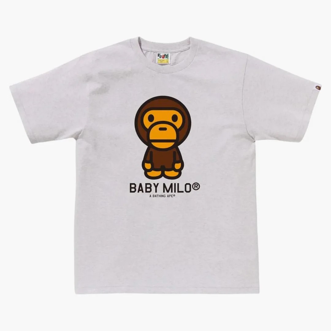Bape Baby Milo Tee (fw24) Grey