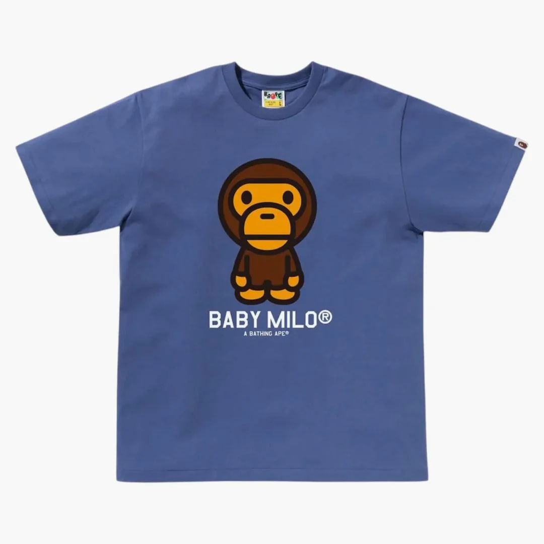 Bape Baby Milo Tee (ss25) Navy