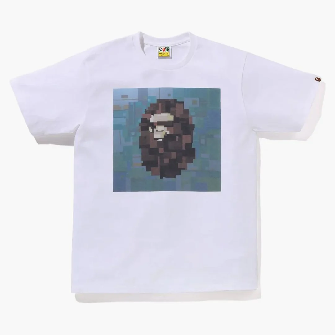 Bape Gallery X Adam Lister Tee White - Image 2