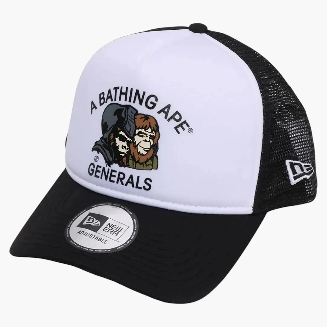 Bape New Era 9forty Generals Cap Black - Image 2