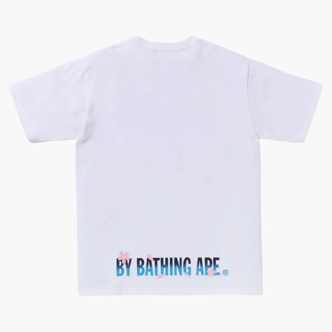 Bape Sakura Ape Face Tee White - Image 2