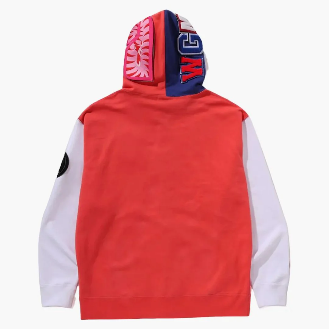 Bape Shark Full Zip Japan Hoodie Red - Image 2