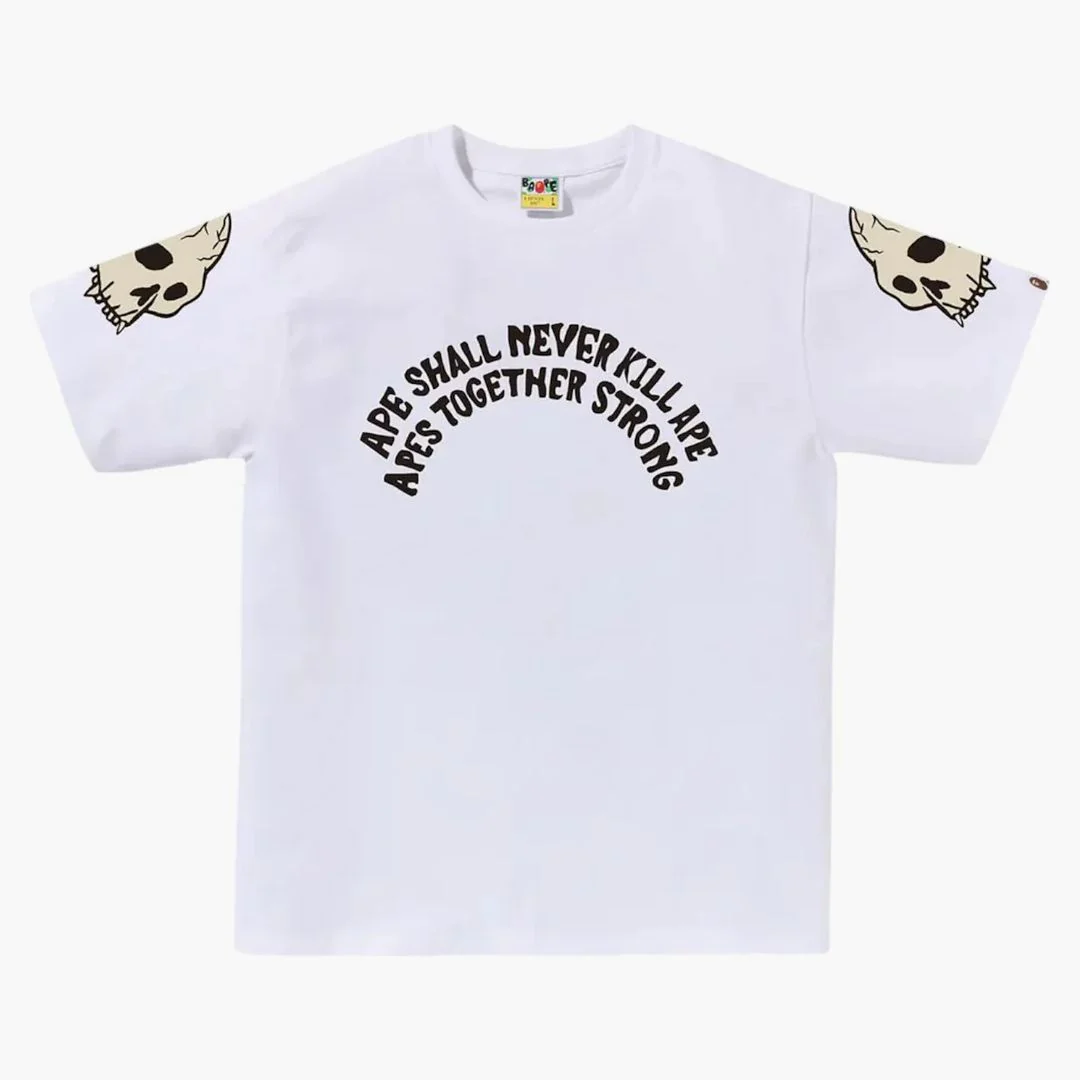 Bape Souvenir Skull Tee White - Image 2