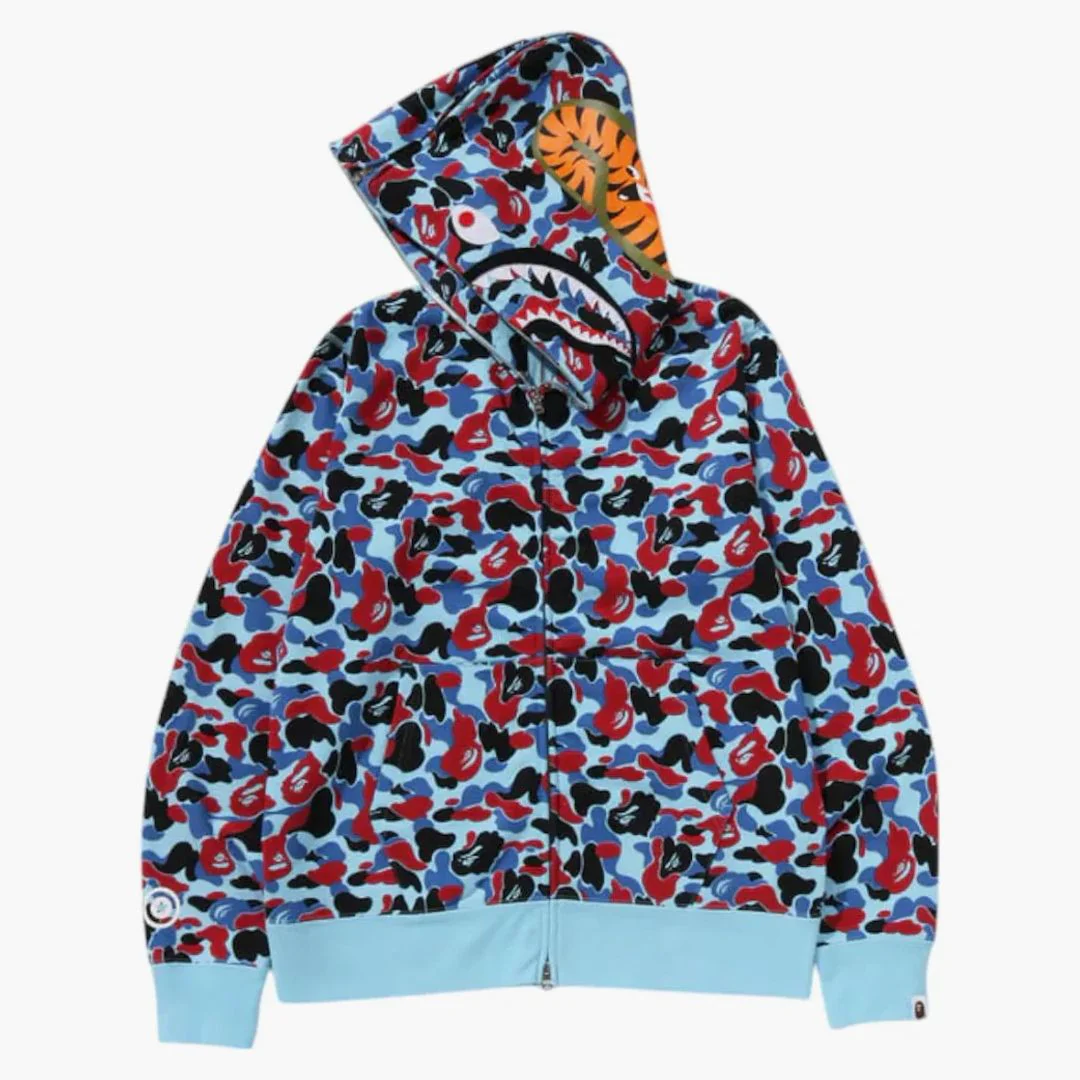Bape Store Chicago Separate Shark Full Zip Hoodie Multicolor - Image 2