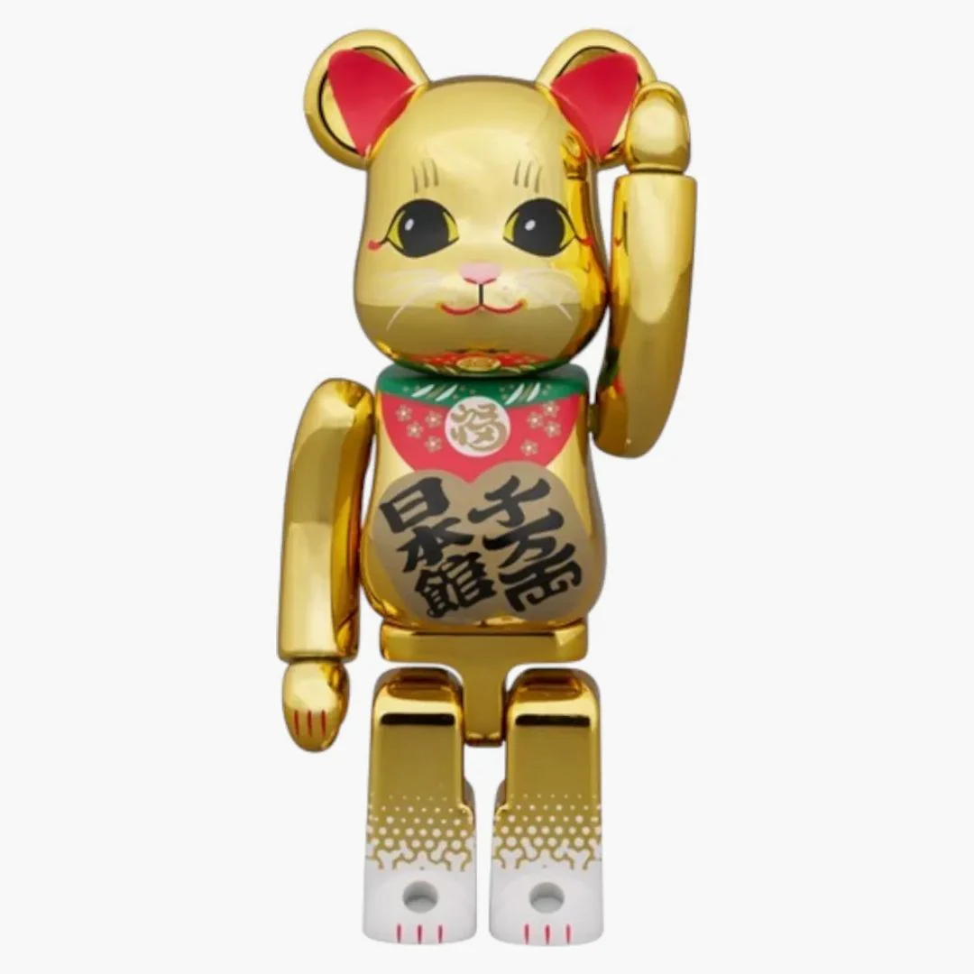 Bearbrick Japan Pavilion Lucky Cat 100% & 400% Set - Image 2
