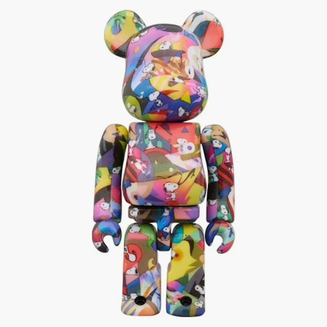 Bearbrick Tomokazu Matsuyama X Peanuts 100% & 400% Set - Image 2