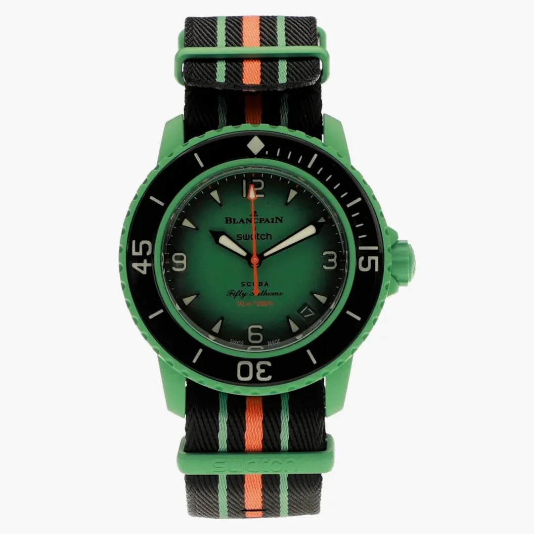 Blancpain X Swatch Scuba Fifty Fathoms Indian Ocean So35i100