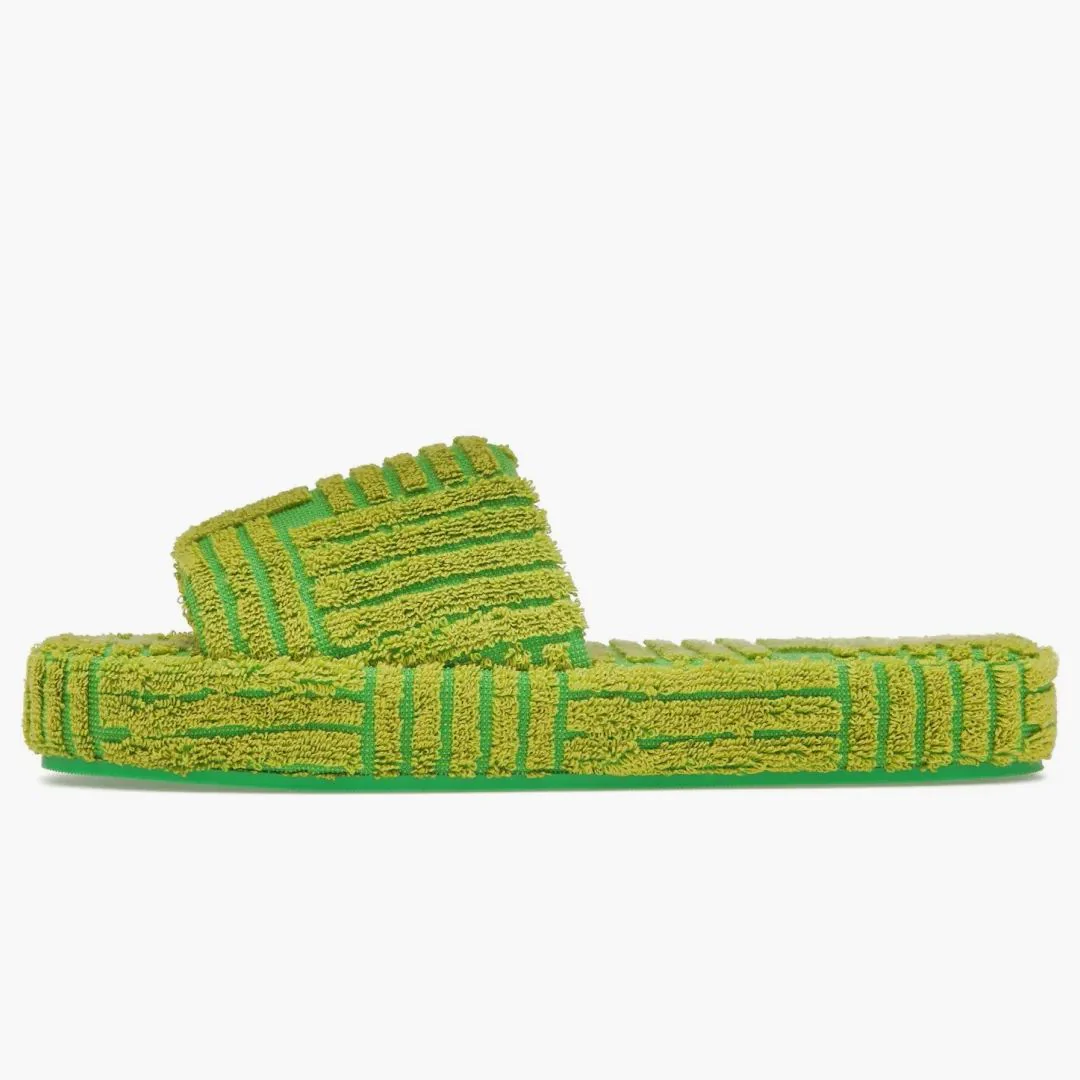 Bottega Veneta Resort Geometric Sandal Parakeet Kiwi