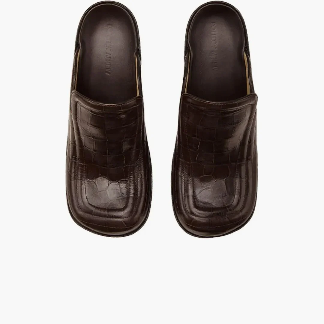 Bottega Veneta Wedge Clogs Brown (women's) - Image 2