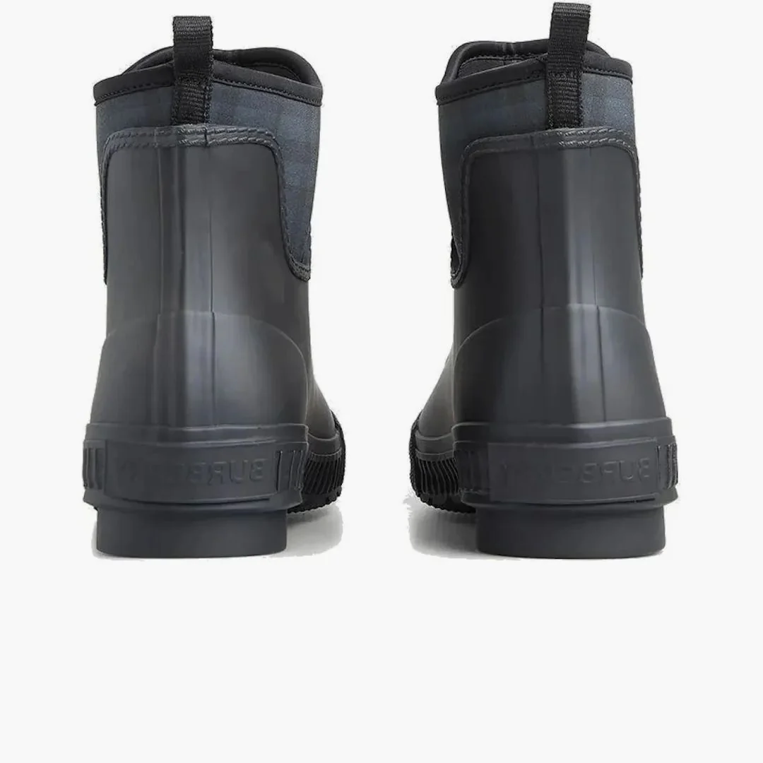Burberry Flinton Rain Boots Black Charcoal Rubber (women's) - Image 2