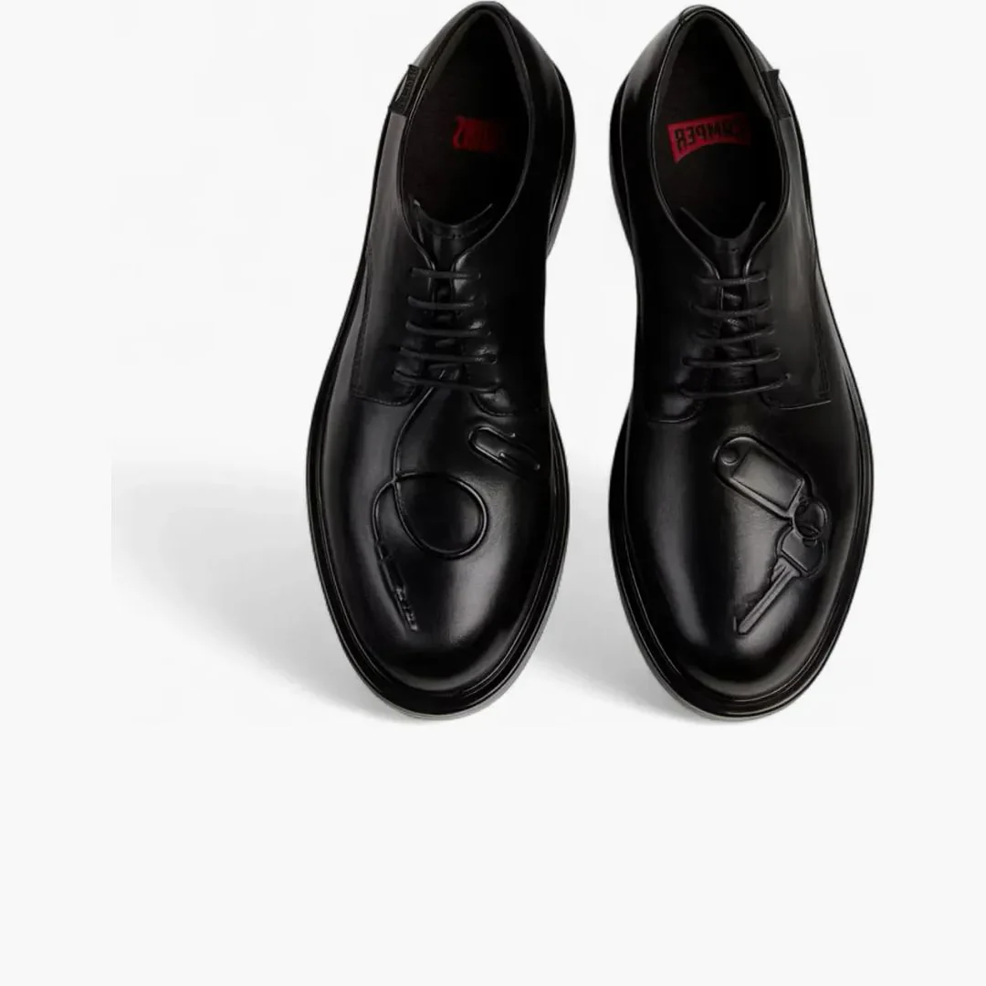 Camper Twins Leather Oxford Black - Image 2