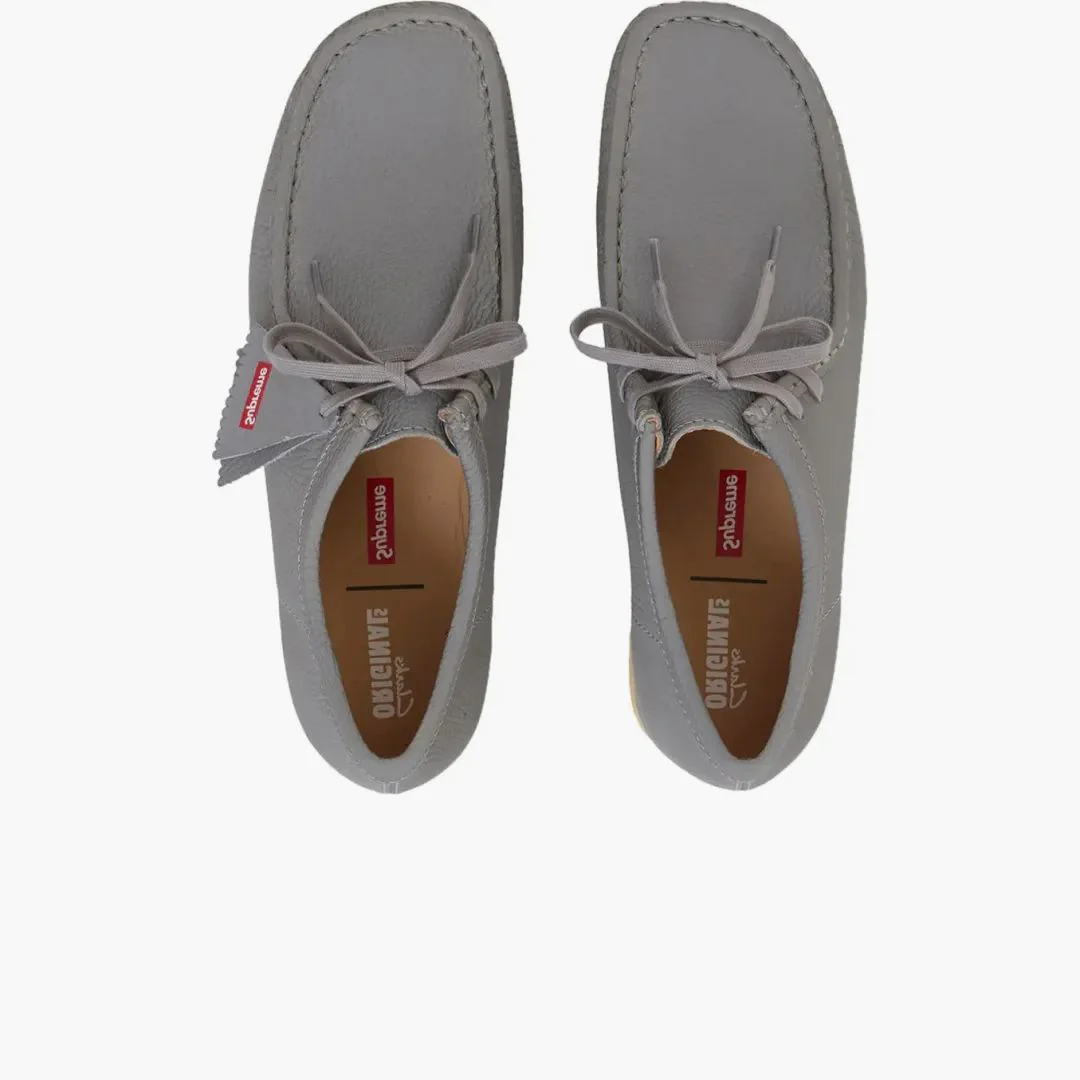Clarks Originals Wallabee Supreme Grey Reflective - Image 3