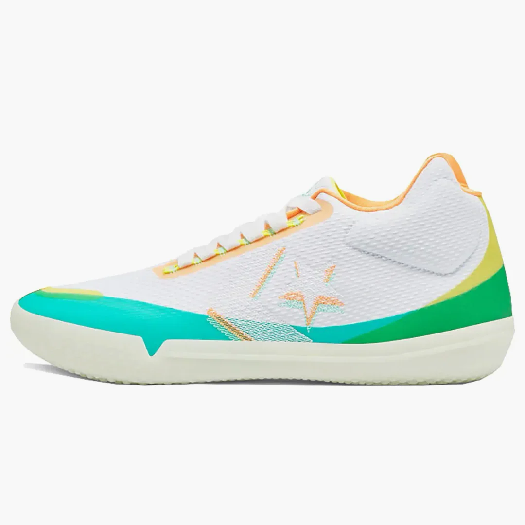 Converse All Star Bb Evo Hi-vis White Green Glow