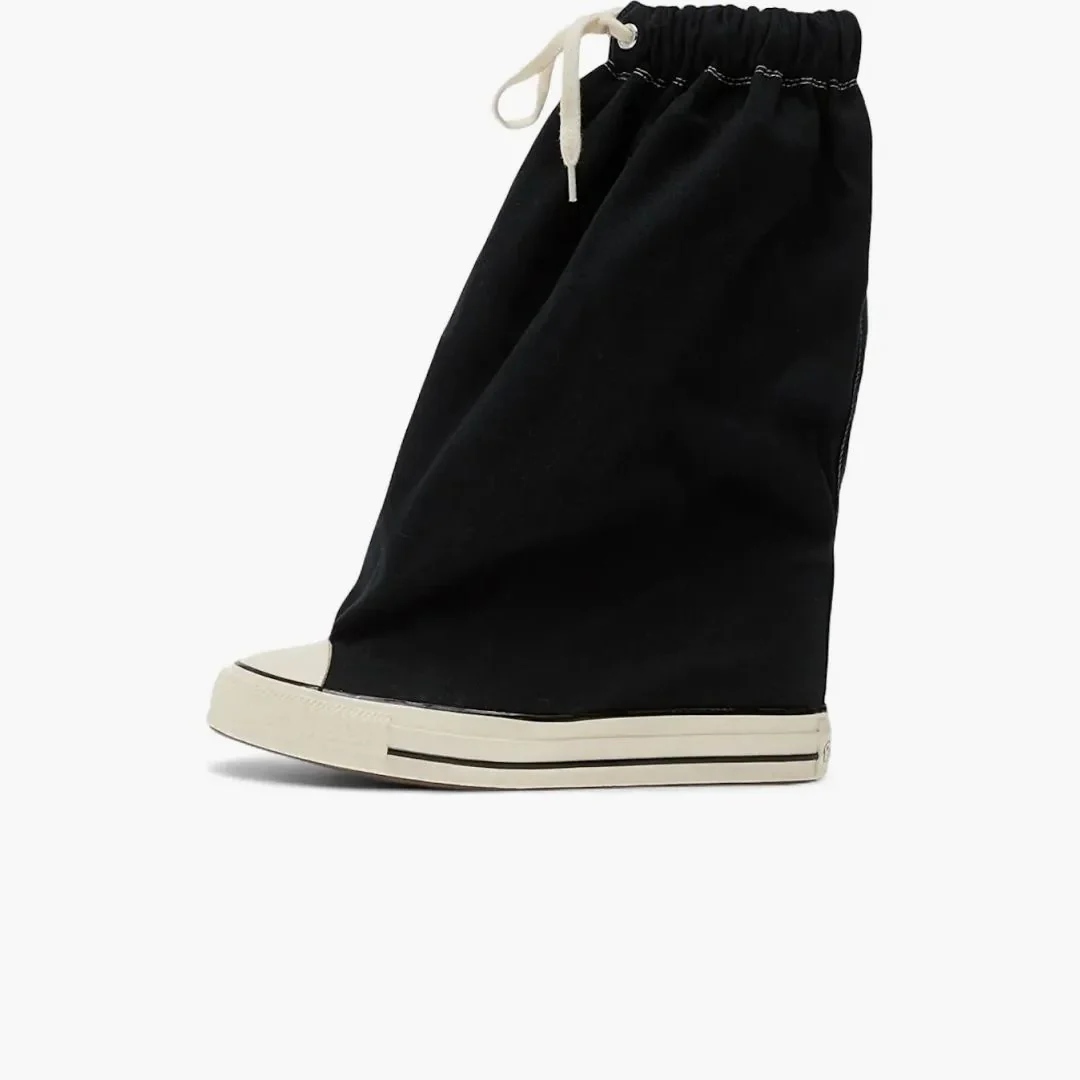 Converse Chuck Taylor All Star Xhi Slouch Wedge Vaquera Black (women's)