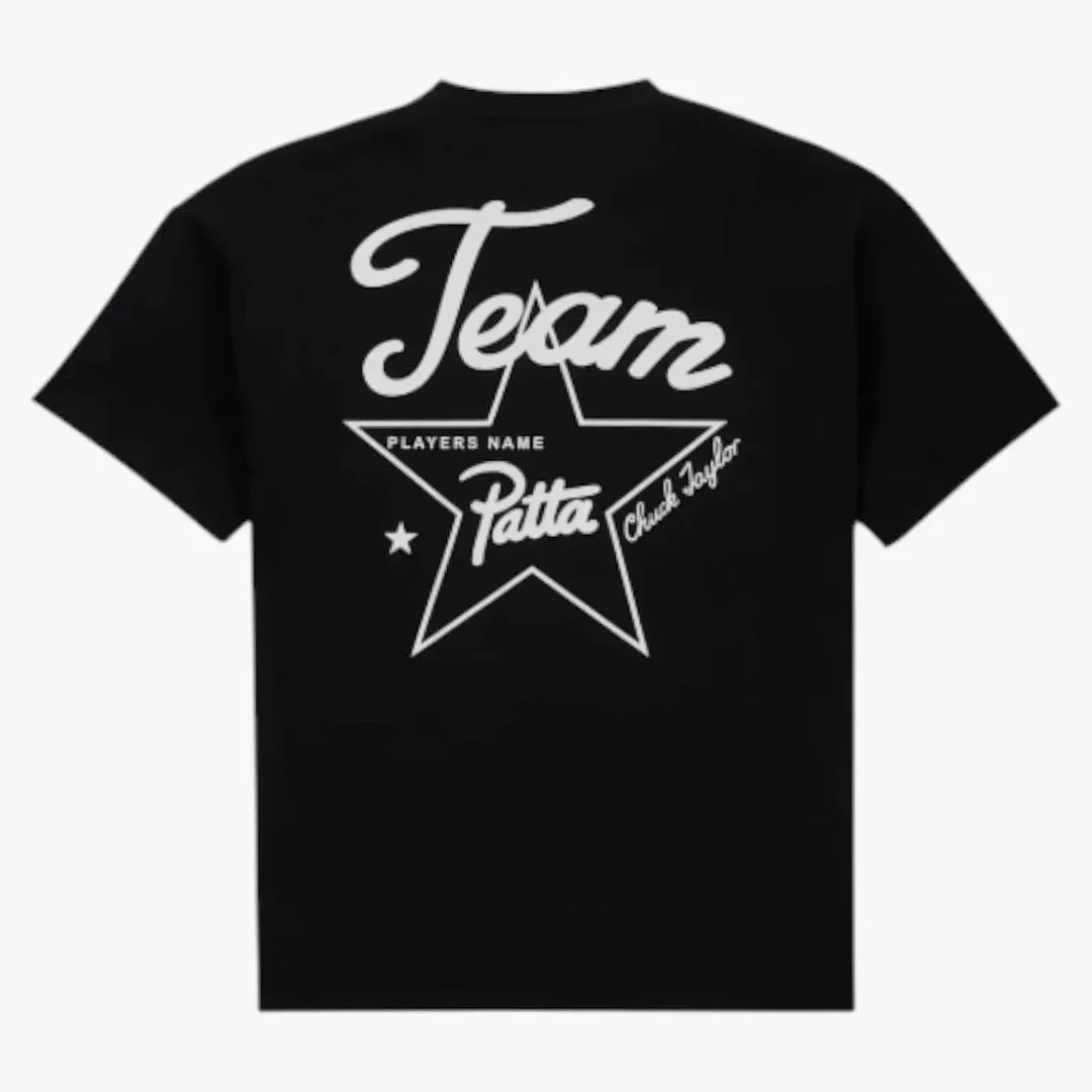Converse X Patta Gold Standard T-shirt Black - Image 2