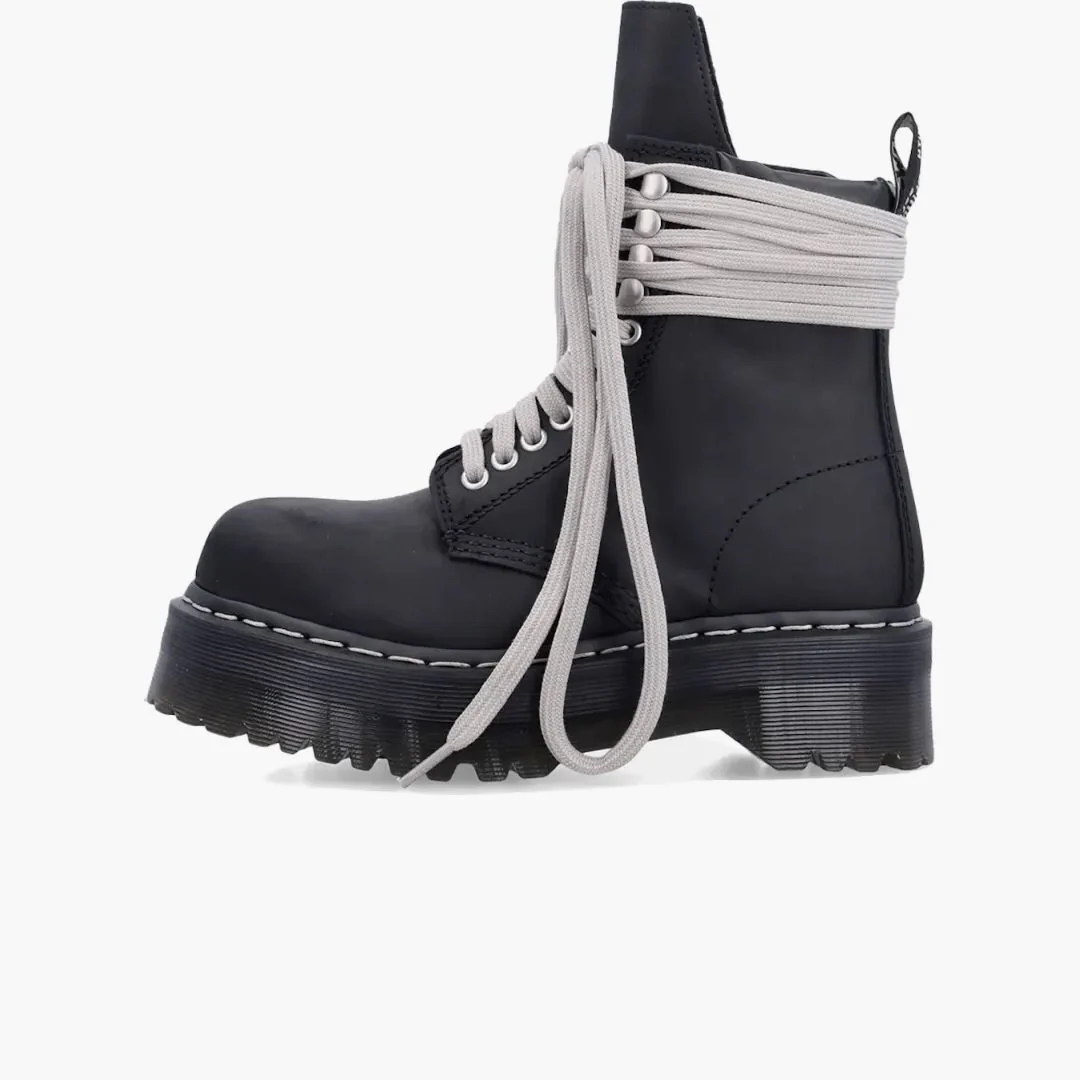 Dr. Martens 1460 Drkshdw Quad Sole Steel Toe Boot Rick Owens Black