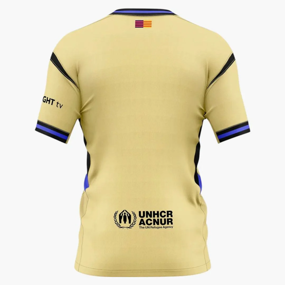 Fc Barcelona X Kobe Bryant Ucl Away 2025/26 Jersey Yellow - Image 2