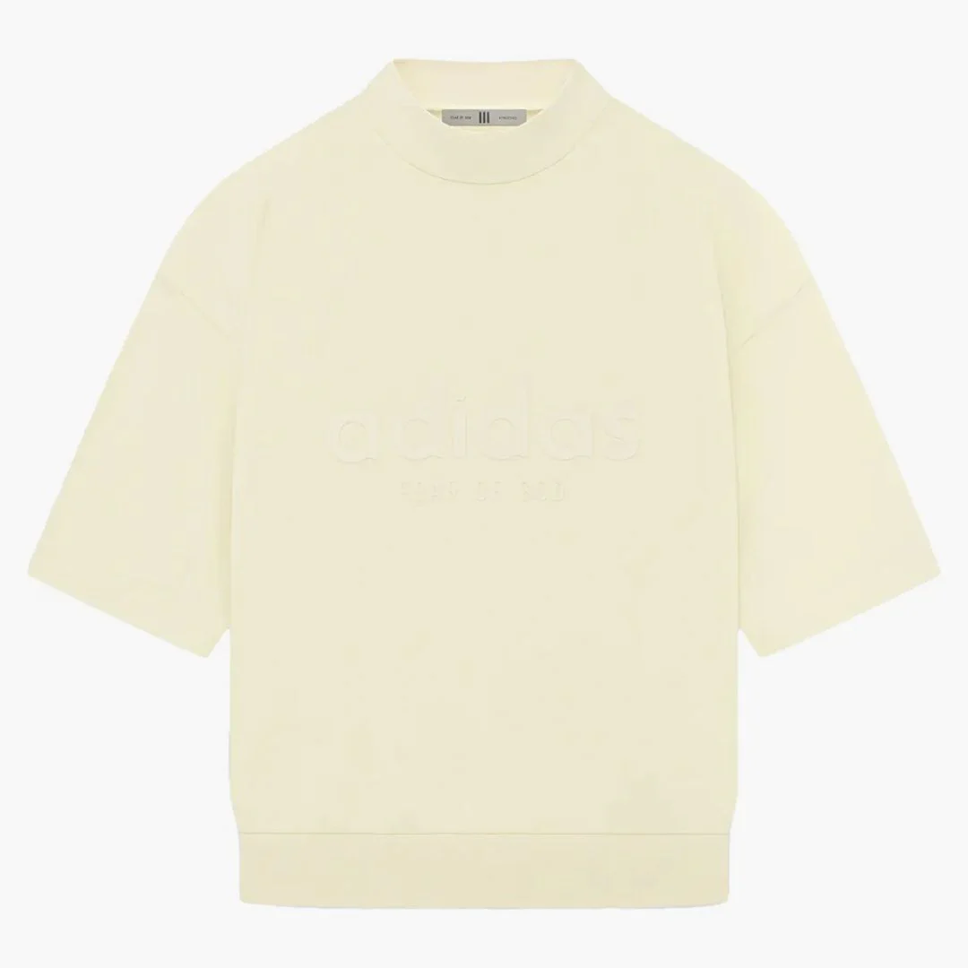Fear Of God Athletics Heavy Jersey 3/4 Mock Tee Pale Yellow