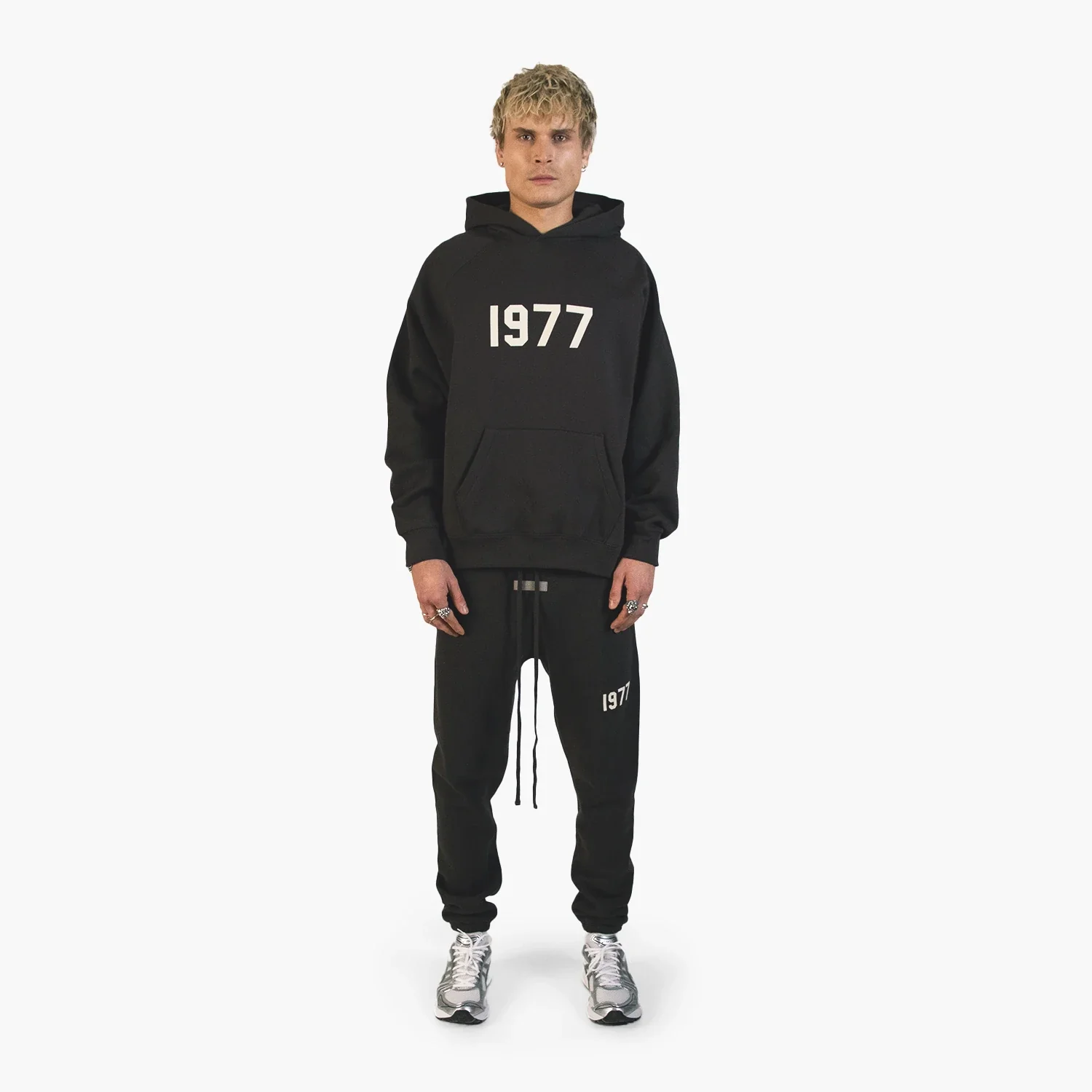 Fear Of God Essentials 1977 Set - Iron (Hoodie & Sweatpant) - Image 2