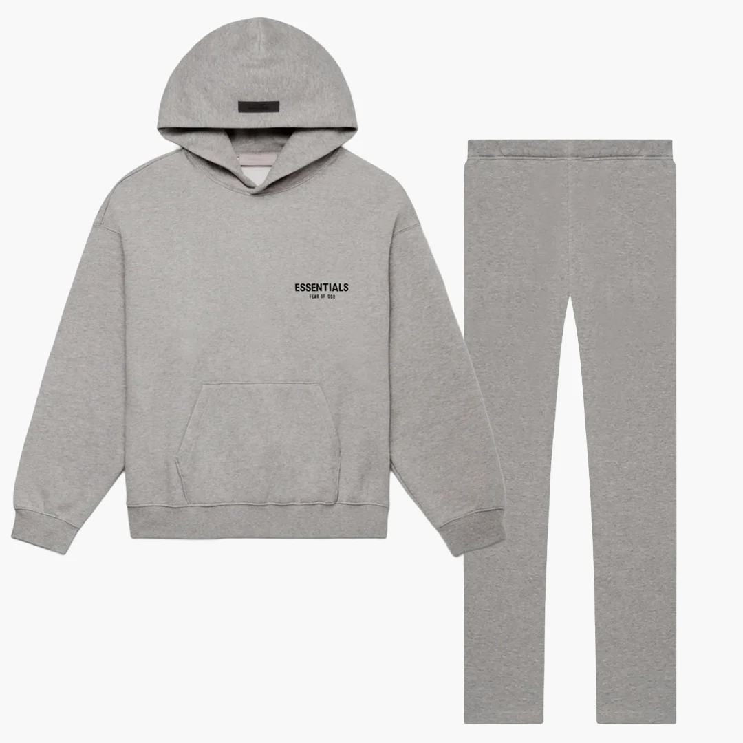 Fear of God Essentials (2022) Relaxed Dark Oatmeal - Set (Hoodie & Sweatpant) - Image 2