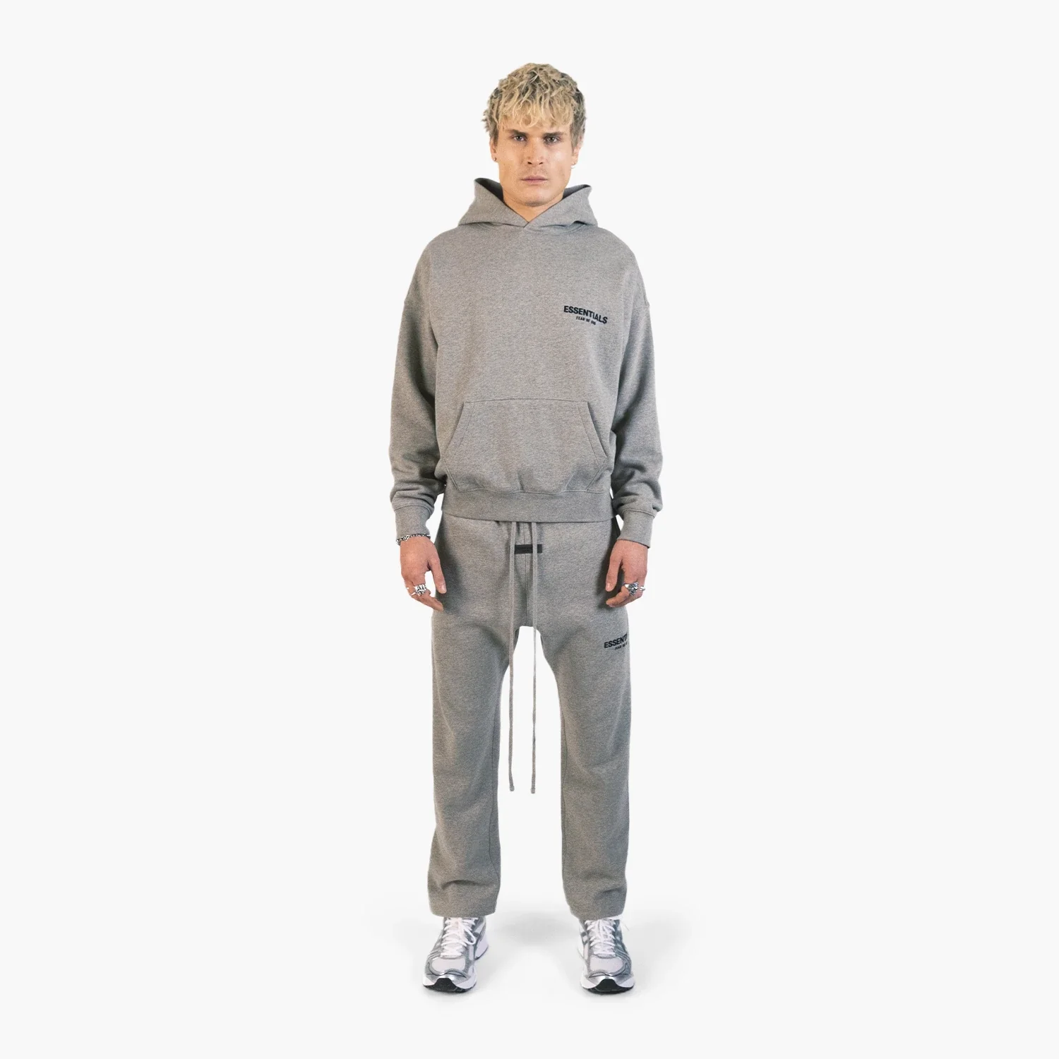 Fear of God Essentials (2022) Relaxed Dark Oatmeal - Set (Hoodie & Sweatpant) - Image 3
