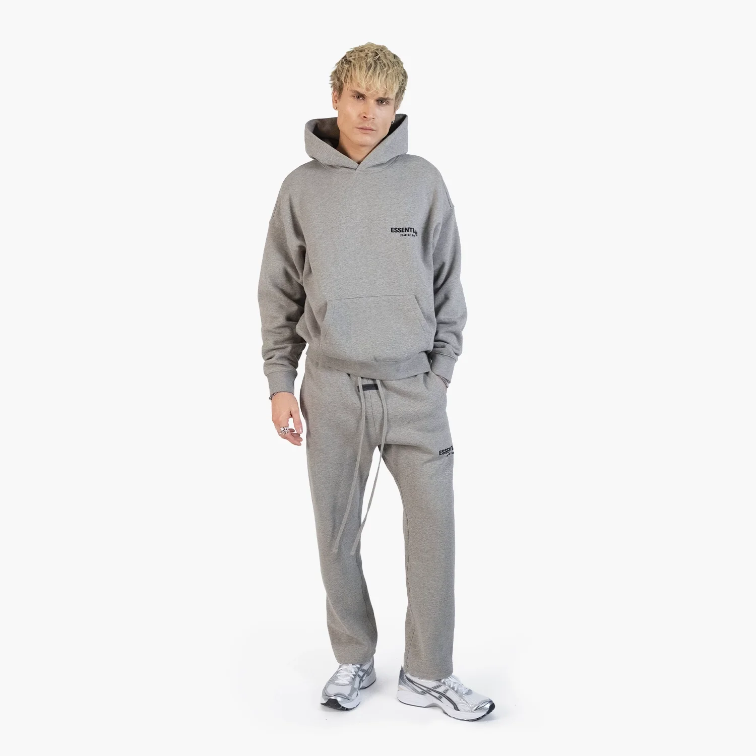Fear of God Essentials (2022) Relaxed Dark Oatmeal - Set (Hoodie & Sweatpant) - Image 5
