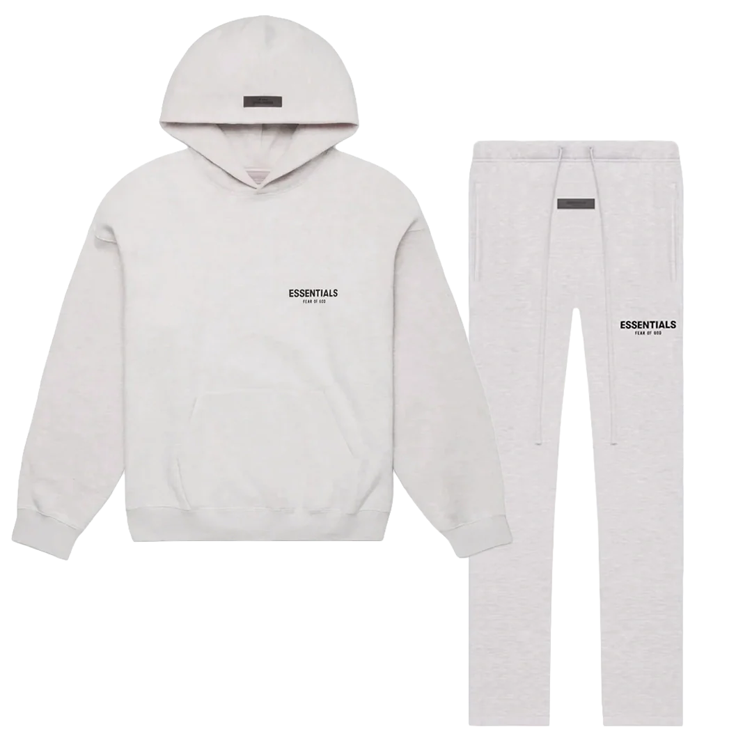 Fear of God Essentials (2022) Relaxed Light Oatmeal - Set (Hoodie & Sweatpant)