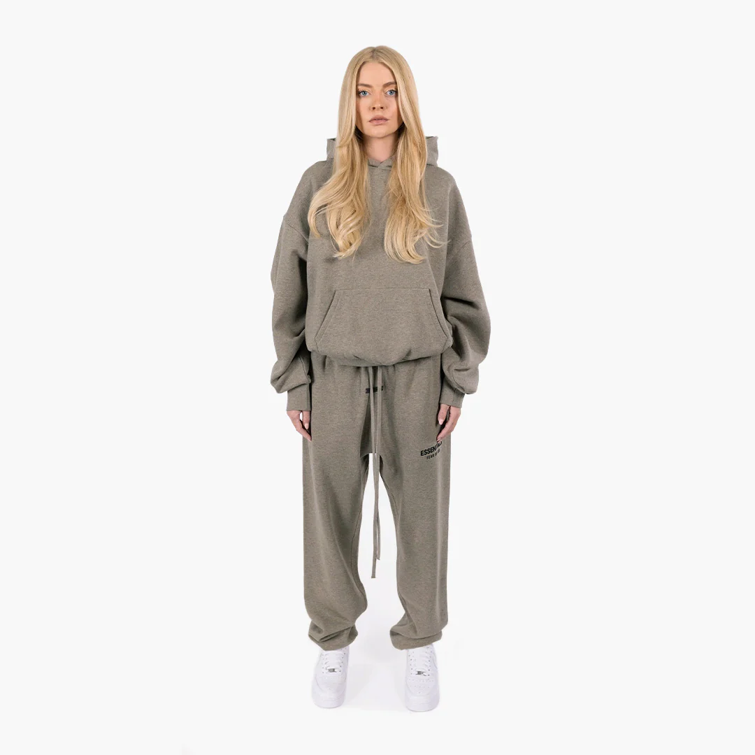 Fear Of God Essentials Classic Hoodie Homestead Heather - Image 3