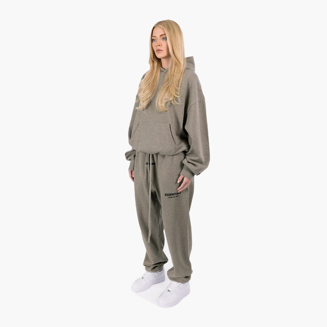 Fear Of God Essentials Classic Hoodie Homestead Heather - Image 4