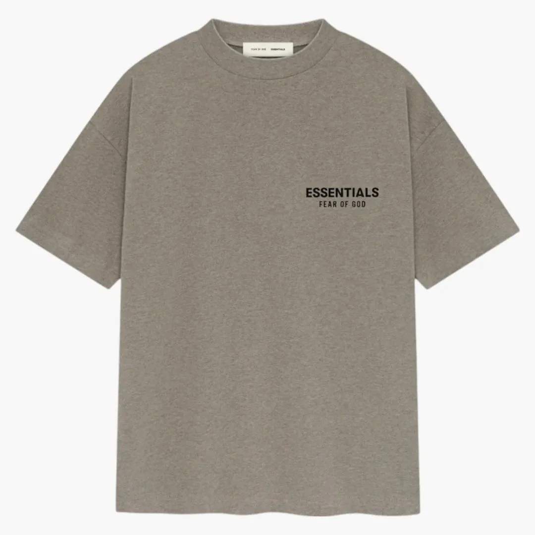 Fear Of God Essentials Classic Short Sleeve Tee Homestead Heather