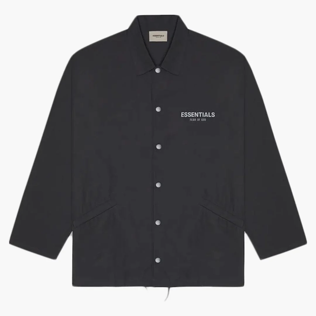 Fear Of God Essentials Coach Jacket Black