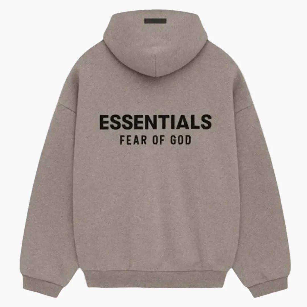 Fear Of God Essentials Fleece Hoodie (FW24) Heather Gray