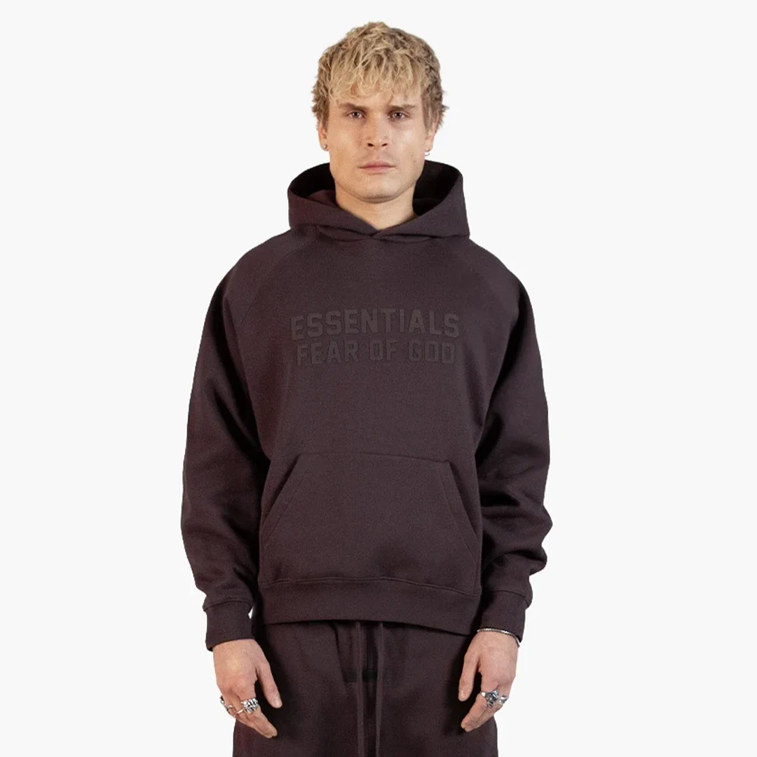 Fear Of God Essentials Hoodie Plum - Image 2