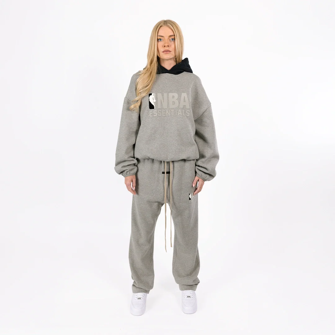 Fear Of God Essentials Nba Relaxed Sweatpants Warm Heather - Image 3