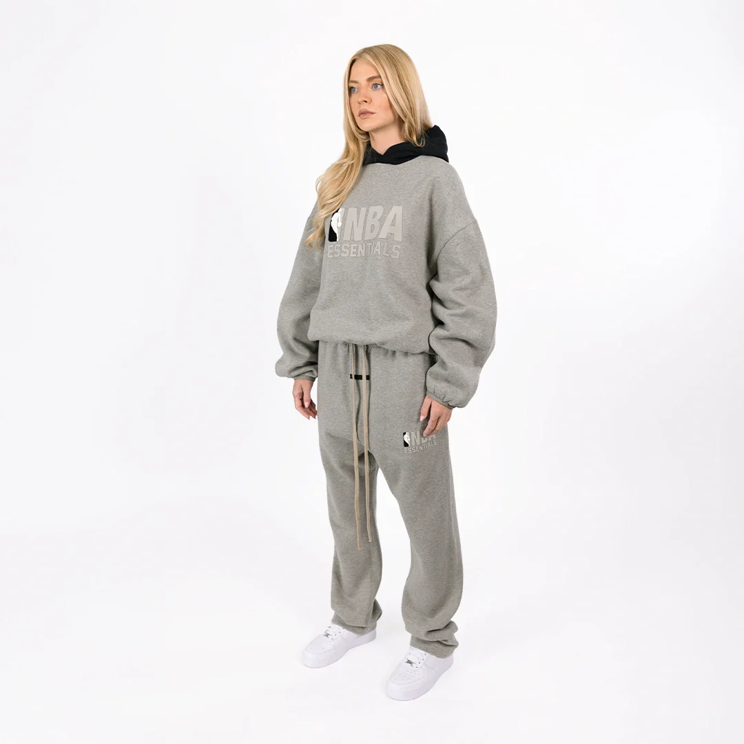 Fear Of God Essentials Nba Relaxed Sweatpants Warm Heather - Image 4