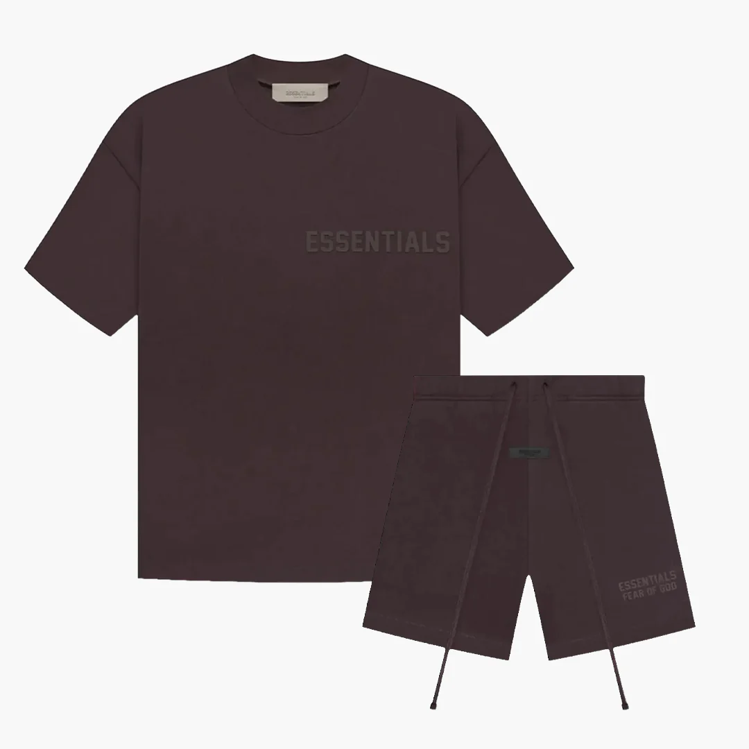 Fear of God Essentials Plum - Summerset (T-Shirt & Short)